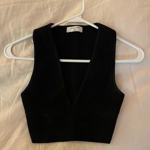 Babaton Sculpt Knit Deep V Tank